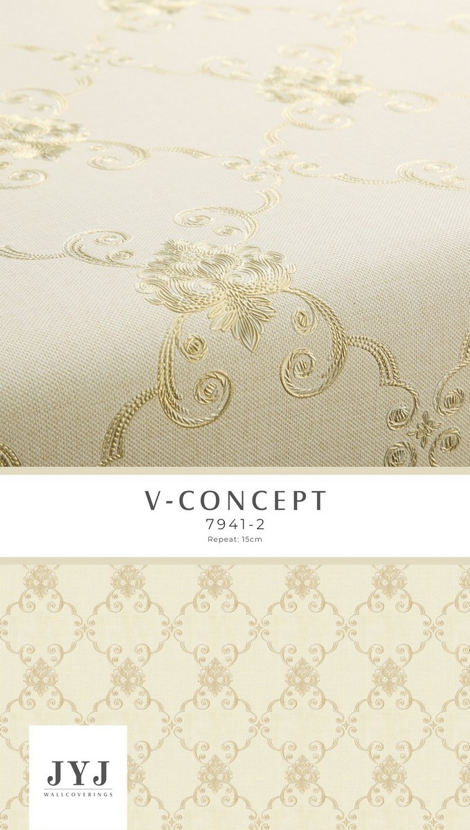 Giấy dán tường cổ điển Vconcept 7941-2